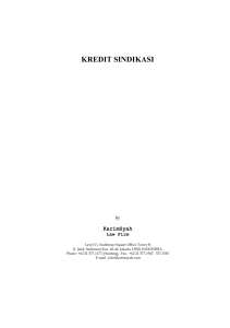 kredit sindikasi - KarimSyah Law Firm