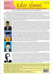 Kabar Alumni Tahun I No. 1, Mei 2013
