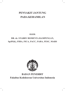 PENYAKIT JANTUNG PADA KEHAMILAN