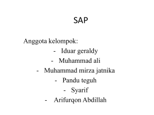 SAP - syarif