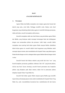 BAB V ANALISIS KOMPARATIF A. Persamaan Agama Hindu dan