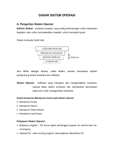 DASAR SISTEM OPERASI