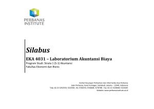 silabus s1 akuntansi perbanas