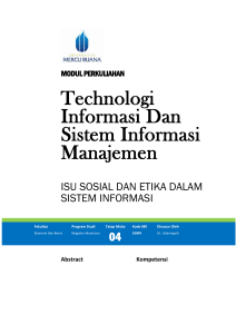 Modul Teknologi Informasi dan Sistem Informasi Manajemen [TM4].