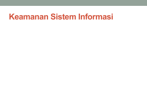 Keamanan Sistem Informasi - elista:.