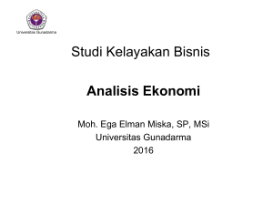 Bab 9 Analisis Ekonomi - Official Site of MOH.EGA ELMAN MISKA
