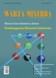 Pembangunan Ekonomi Indonesia - Ditjen Minerba