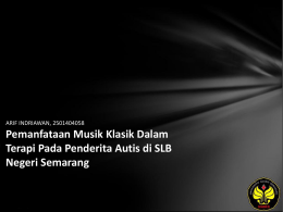 Penggunaan media visual dalam pembelajaran anak autis