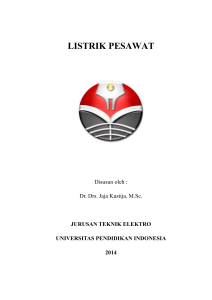 listrik pesawat