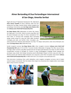 7 Juli 2011 Atlet Golf Binaan Bakrieland Ikuti 2 Turnamen di Amerika
