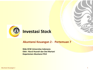 AK2 Pertemuan 7 Investasi Stock