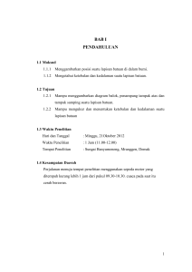 laporan pratikum lapangan geologi struktur acara