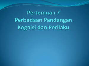 Perilaku Konsumen dan Strategi Pemasaran