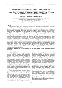 implementasi sistem informasi rekam medis dengan