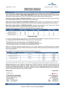 reksa dana prospera - Prospera Asset Management