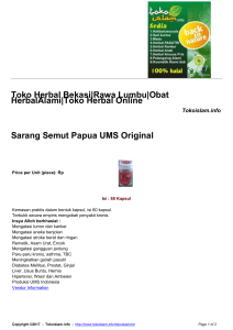 Toko Herbal Bekasi|Rawa Lumbu|Obat Herbal Alami