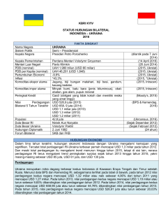 KBRI KYIV STATUS HUBUNGAN BILATERAL INDONESIA