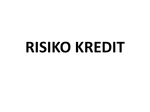 RISIKO KREDIT