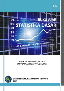 statistika dasar - lp3ik umsida - Universitas Muhammadiyah Sidoarjo