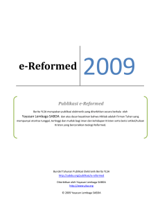 e-Reformed 2009 - SABDA