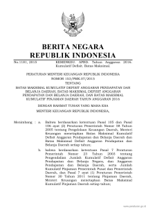 BERITA NEGARA REPUBLIK INDONESIA