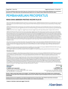 pembaharuan prospektus - Aberdeen Asset Management in