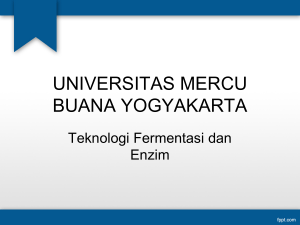 enzim - Universitas Mercu Buana Yogyakarta
