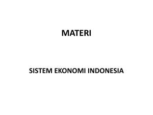 1_Materi Sistem-Sistem Ekonomi