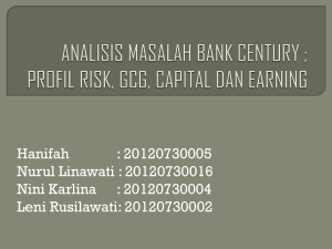 analisis masalah bank century