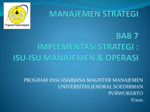 manajemen strategi bab 7 menerapkan strategi