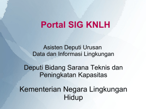 Portal SIG KNLH - Portal Geospasial