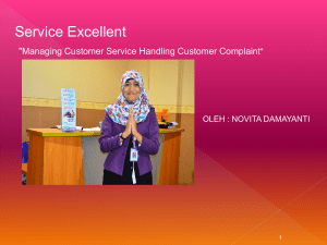 modul customer service excellent