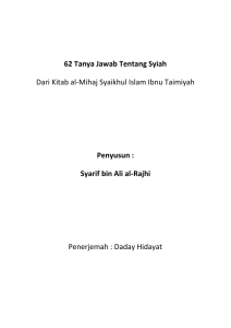 62 Tanya Jawab Tentang Syiah_x000d_Dari Kitab al