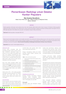 Pemeriksaan Radiologi untuk Deteksi Kanker Payudara