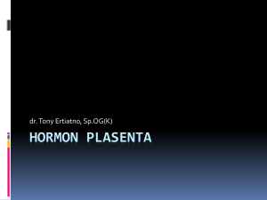 hormon plasenta - FK UWKS 2012 C