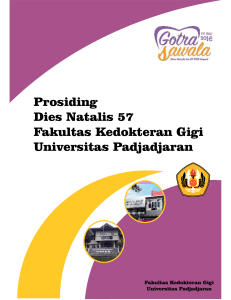 Prosiding Dies Natalis 57 Fakultas Kedokteran Gigi