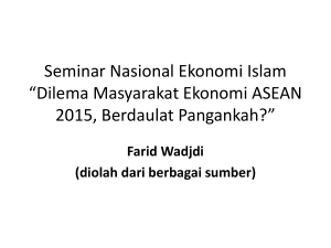 Seminar Nasional Ekonomi Islam *Dilema Masyarakat