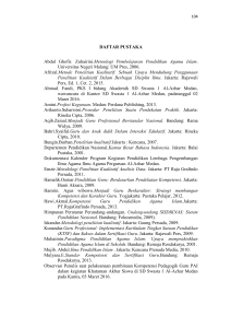 DAFTAR PUSTAKA Abdul Ghofir. Zuhairini.Metoologi Pembelajaran