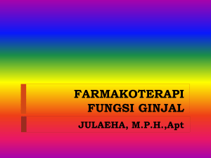 farmakoterapi fungsi ginjal