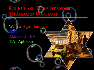 Standard Costing Wahyu_09620053 4024KB