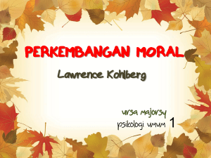 Materi Perkembangan Moral Kohlberg