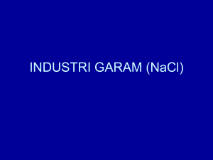 INDUSTRI GARAM (NaCl)