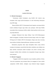 BAB II KAJIAN PUSTAKA 2.1. Hakekat Kemampuan Kemampuan