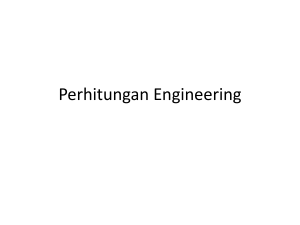 Perhitungan Engineering