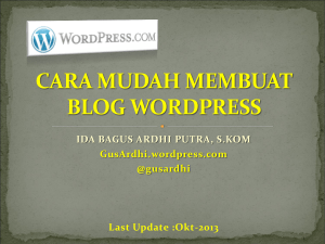 blog wordpress - WordPress.com