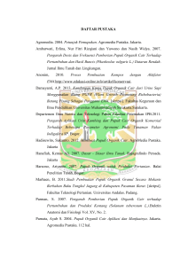 DAFTAR PUSTAKA Agromedia. 2004. Petunjuk Pemupukan