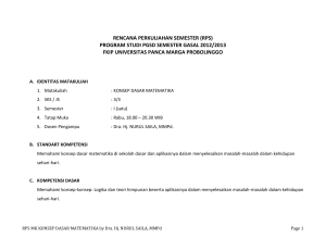 rencana perkuliahan semester (rps)