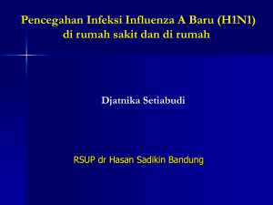 Pencegahan Infeksi Influenza A Baru (H1N1)