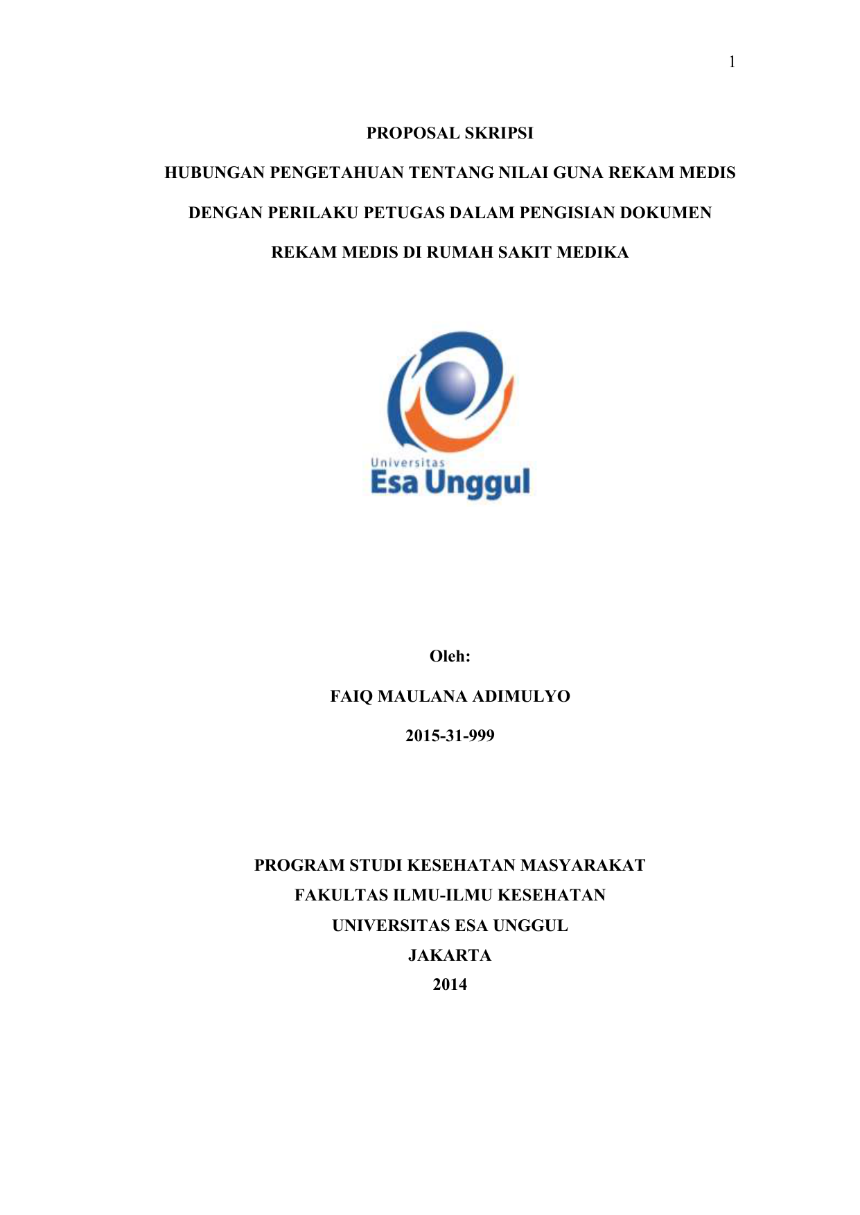 Contoh Soal Dan Materi Pelajaran 2 Contoh Proposal Skripsi