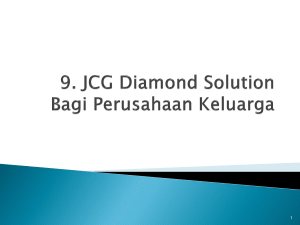9. JCG Diamond Solution Bagi Perusahaan Keluarga